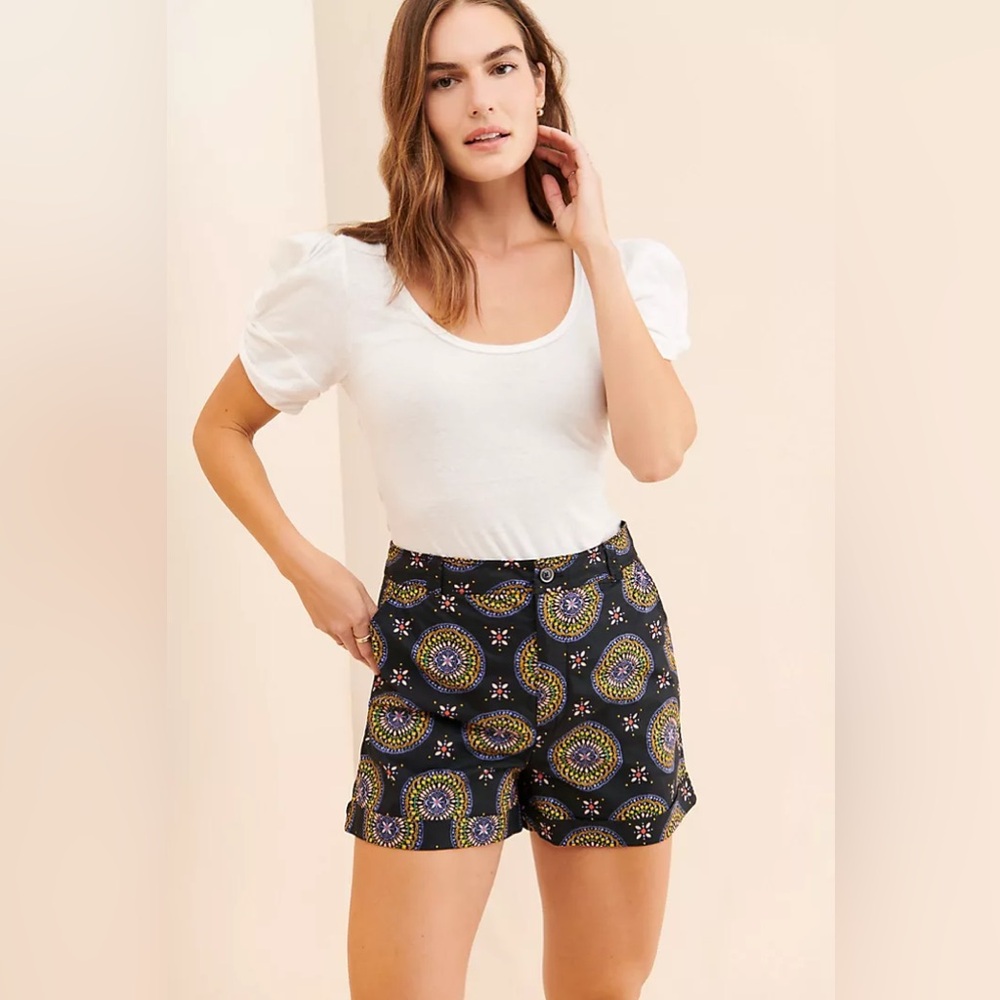 NWT!!! Maeve by Anthropologie Abstract City Shorts — Size 0!!